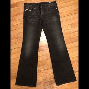 Diesel jeans low BEBEL B.C. Black wash 30 NWOT